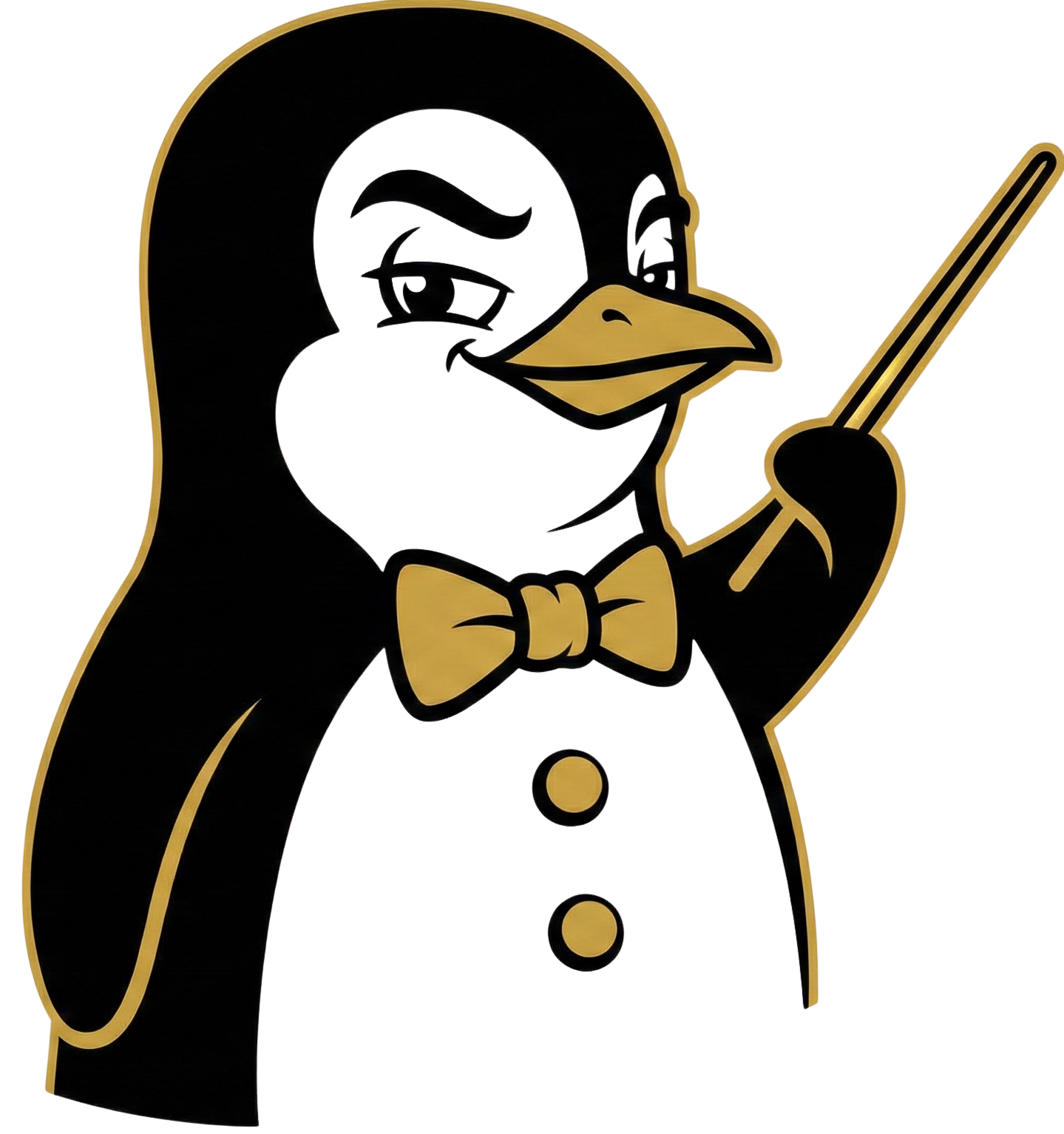 Enzo the Maestro penguin